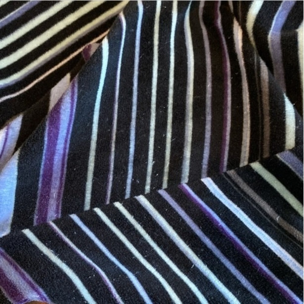 Cuddl Duds 2 PAIR Lot Pajama Pants S Colorful Pink Blue Striped Cozycore Lounge - Picture 16 of 16
